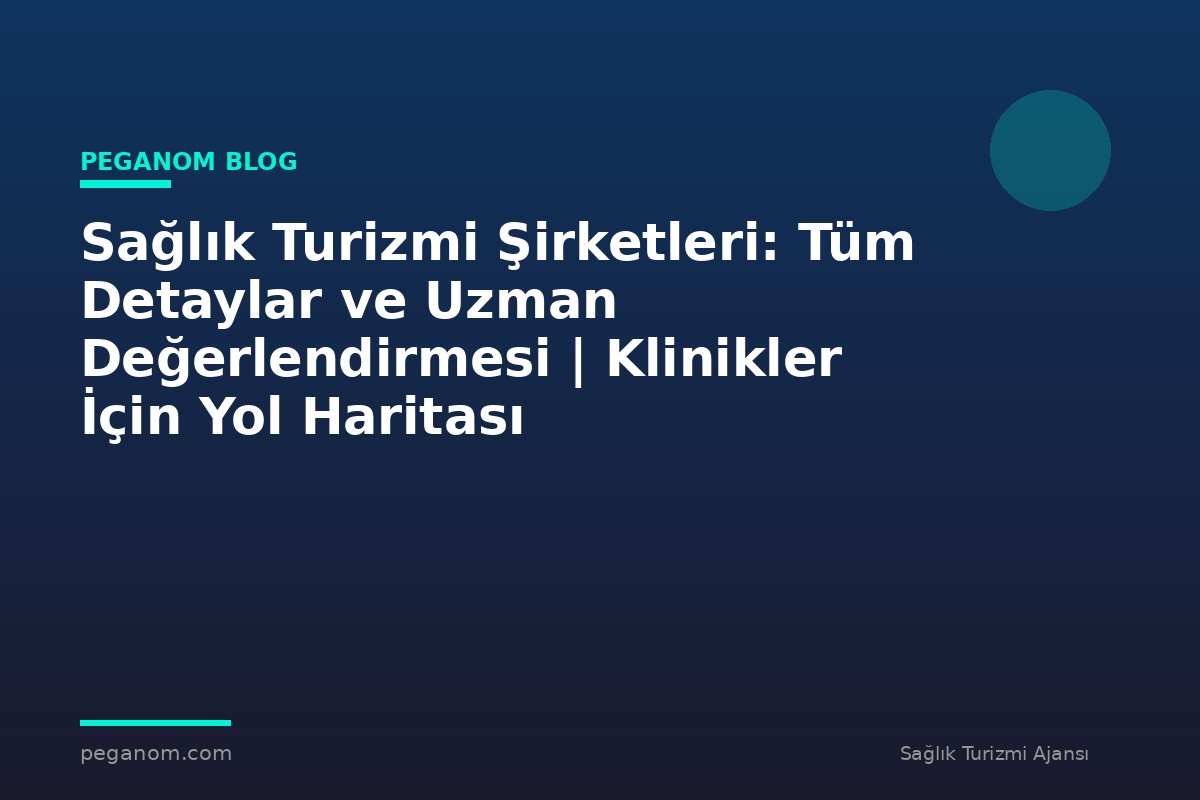 Sağlık Turizmi Şirketleri: Tüm Detaylar ve Uzman Değerlendirmesi | Klinikler İçin Yol Haritası