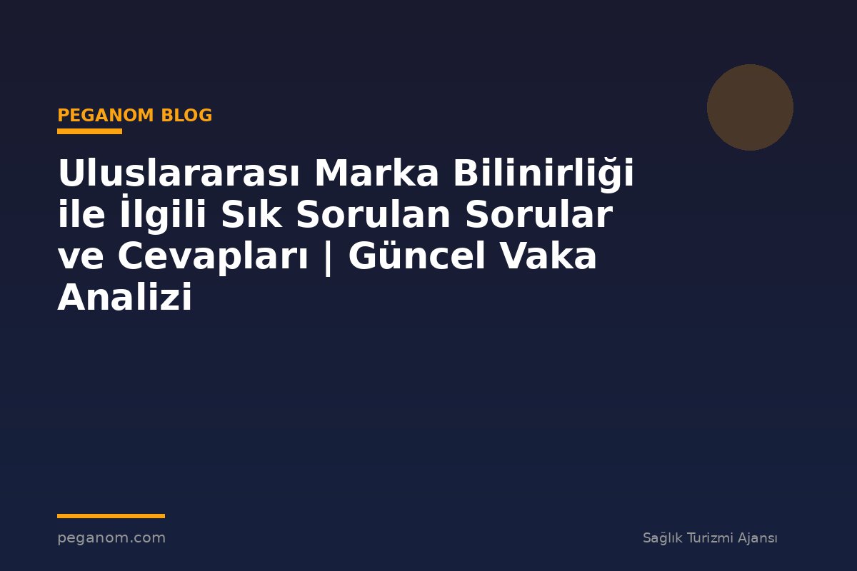 Uluslararası Marka Bilinirliği ile İlgili Sık Sorulan Sorular ve Cevapları | Güncel Vaka Analizi