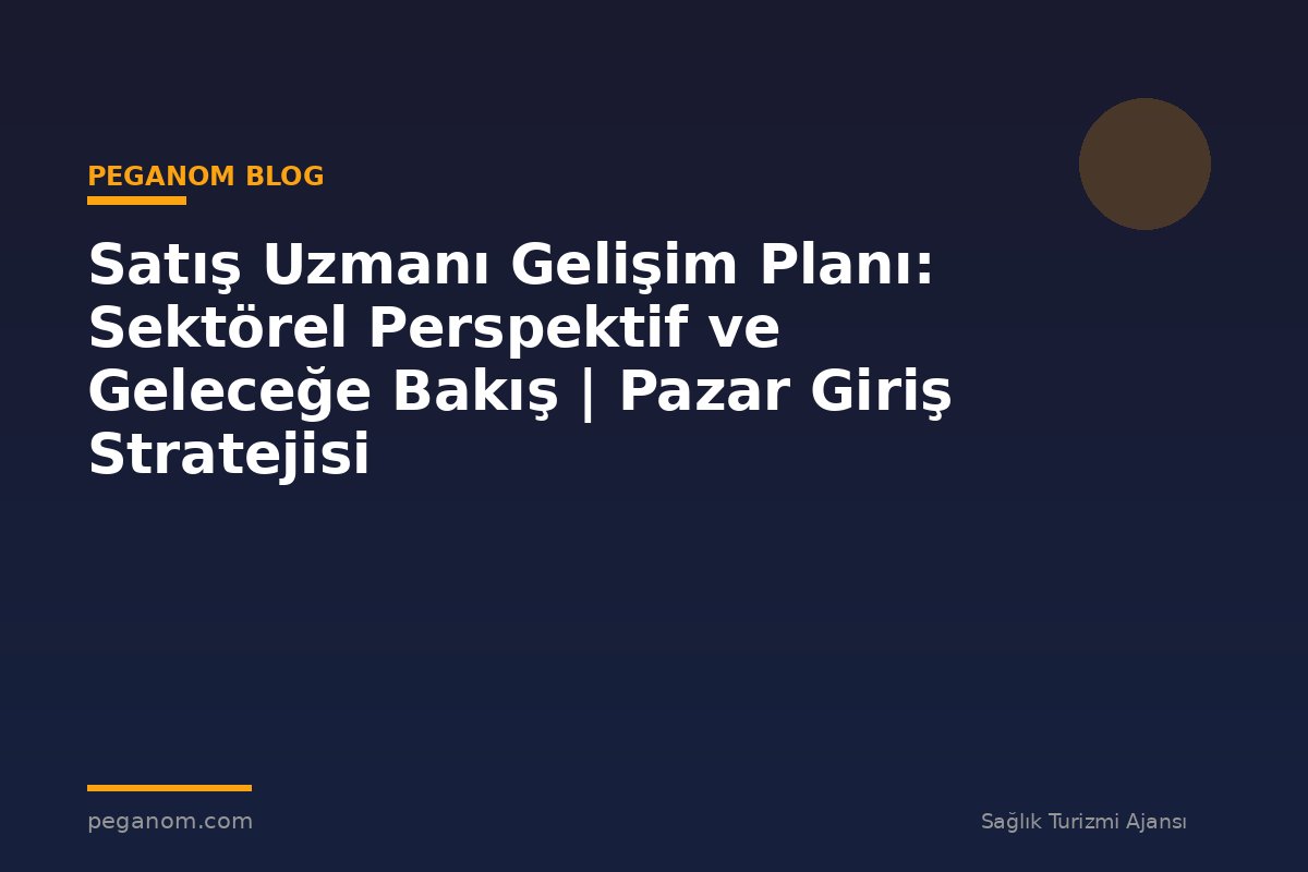 Satış Uzmanı Gelişim Planı: Sektörel Perspektif ve Geleceğe Bakış | Pazar Giriş Stratejisi