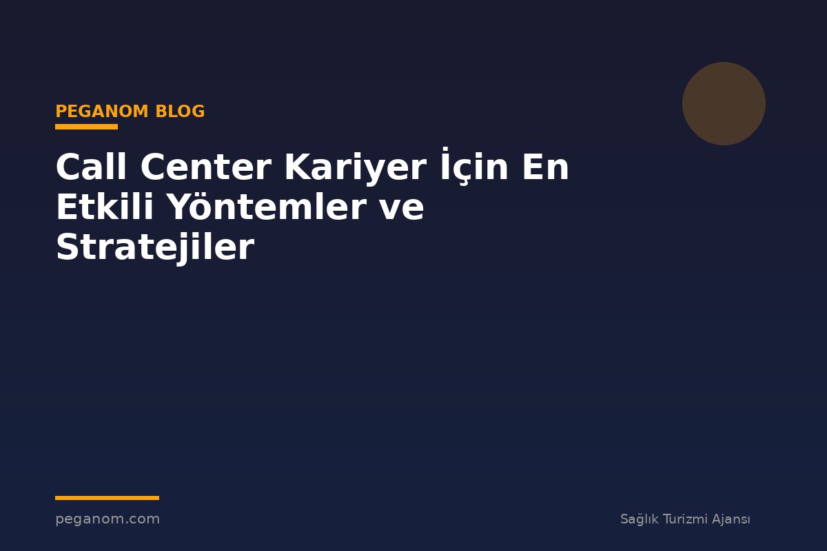 Call Center Kariyer İçin En Etkili Yöntemler ve Stratejiler