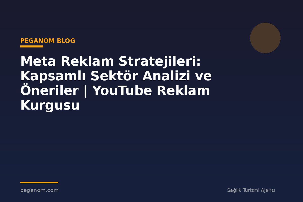 Meta Reklam Stratejileri: Kapsamlı Sektör Analizi ve Öneriler | YouTube Reklam Kurgusu