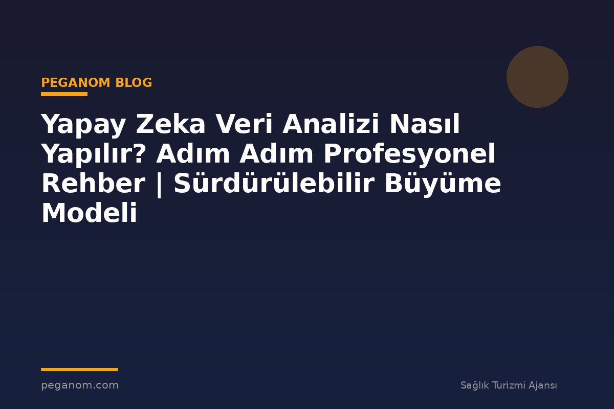 Yapay Zeka Veri Analizi Nasıl Yapılır? Adım Adım Profesyonel Rehber | Sürdürülebilir Büyüme Modeli