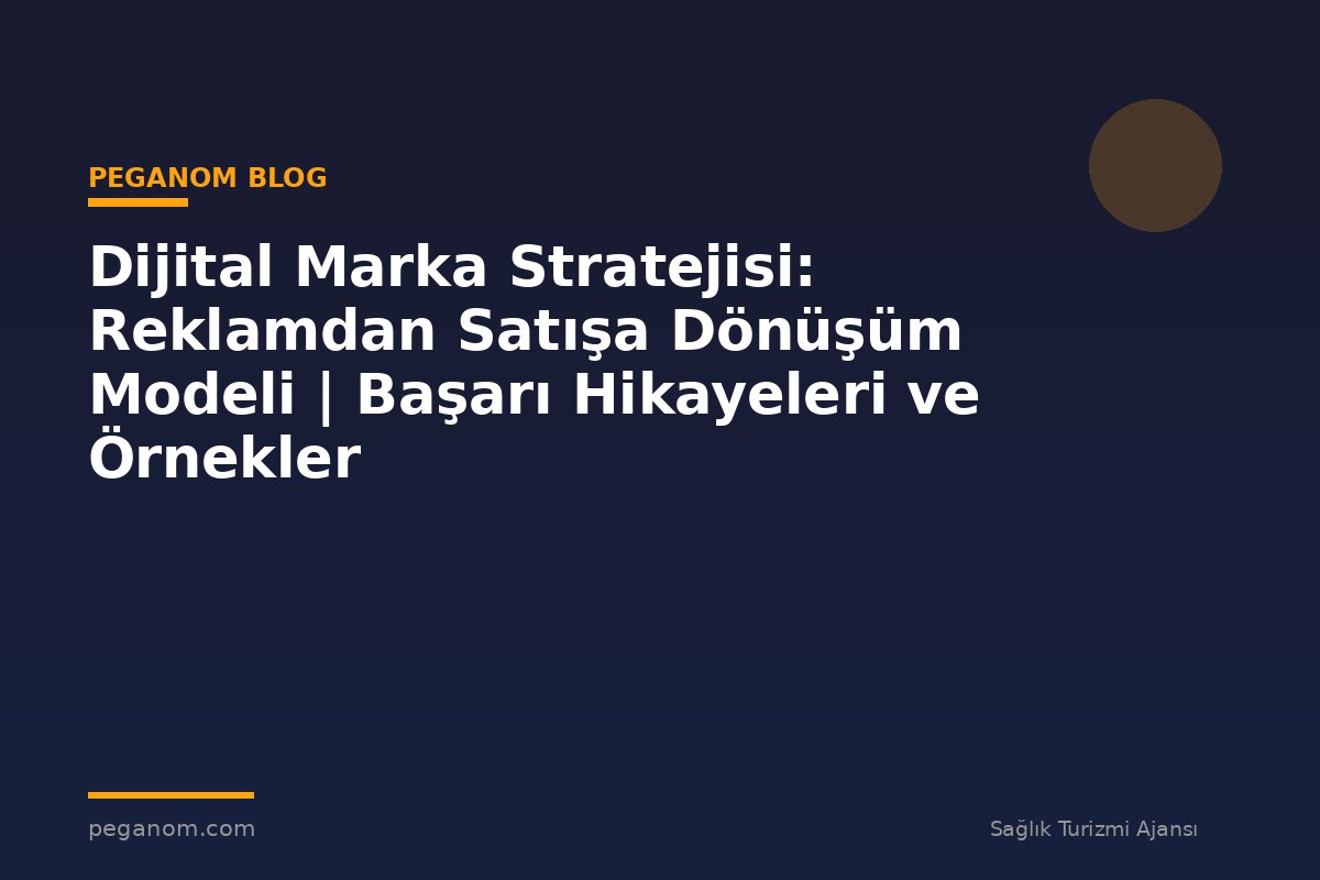 Dijital Marka Stratejisi: Reklamdan Satışa Dönüşüm Modeli | Başarı Hikayeleri ve Örnekler