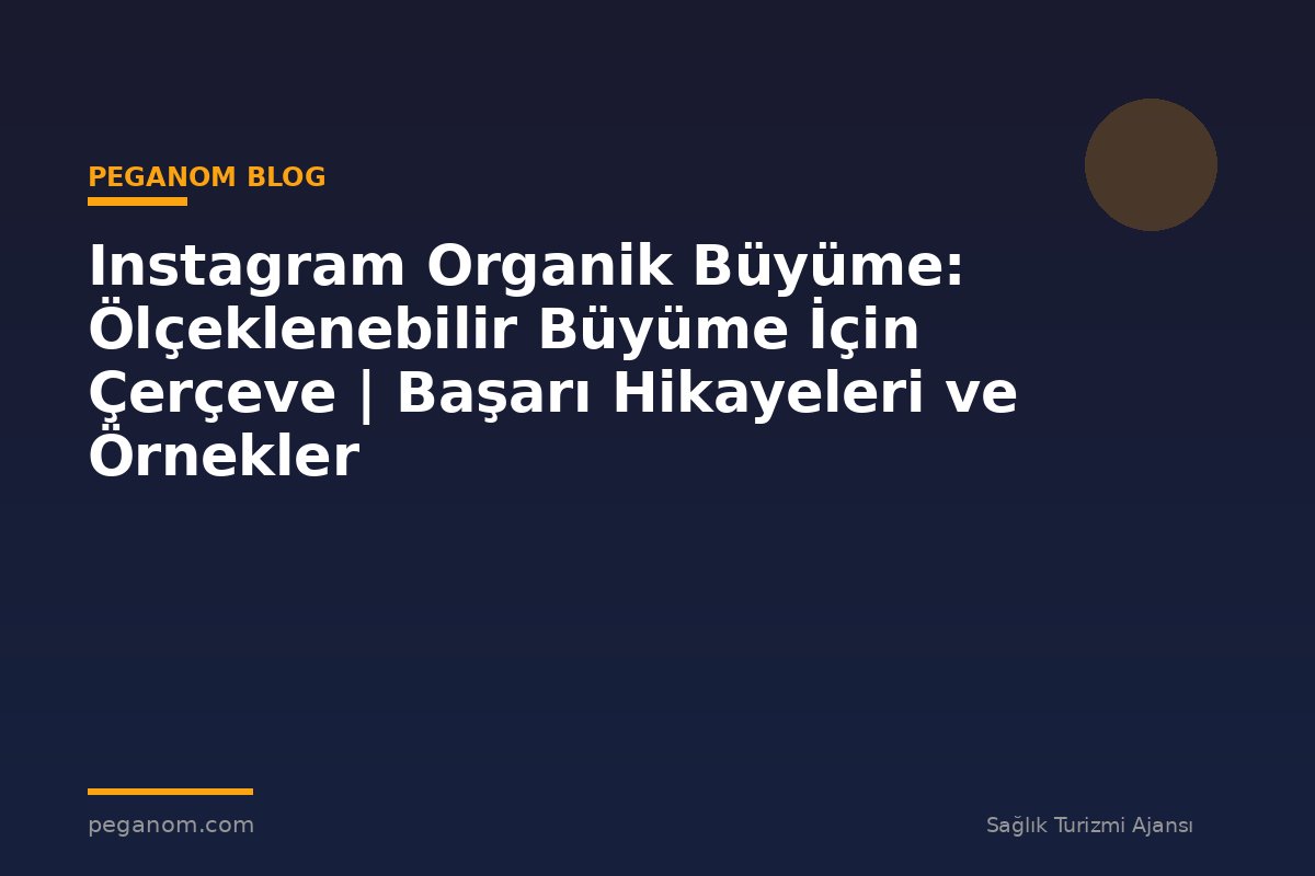 Instagram Organik Büyüme: Ölçeklenebilir Büyüme İçin Çerçeve | Başarı Hikayeleri ve Örnekler