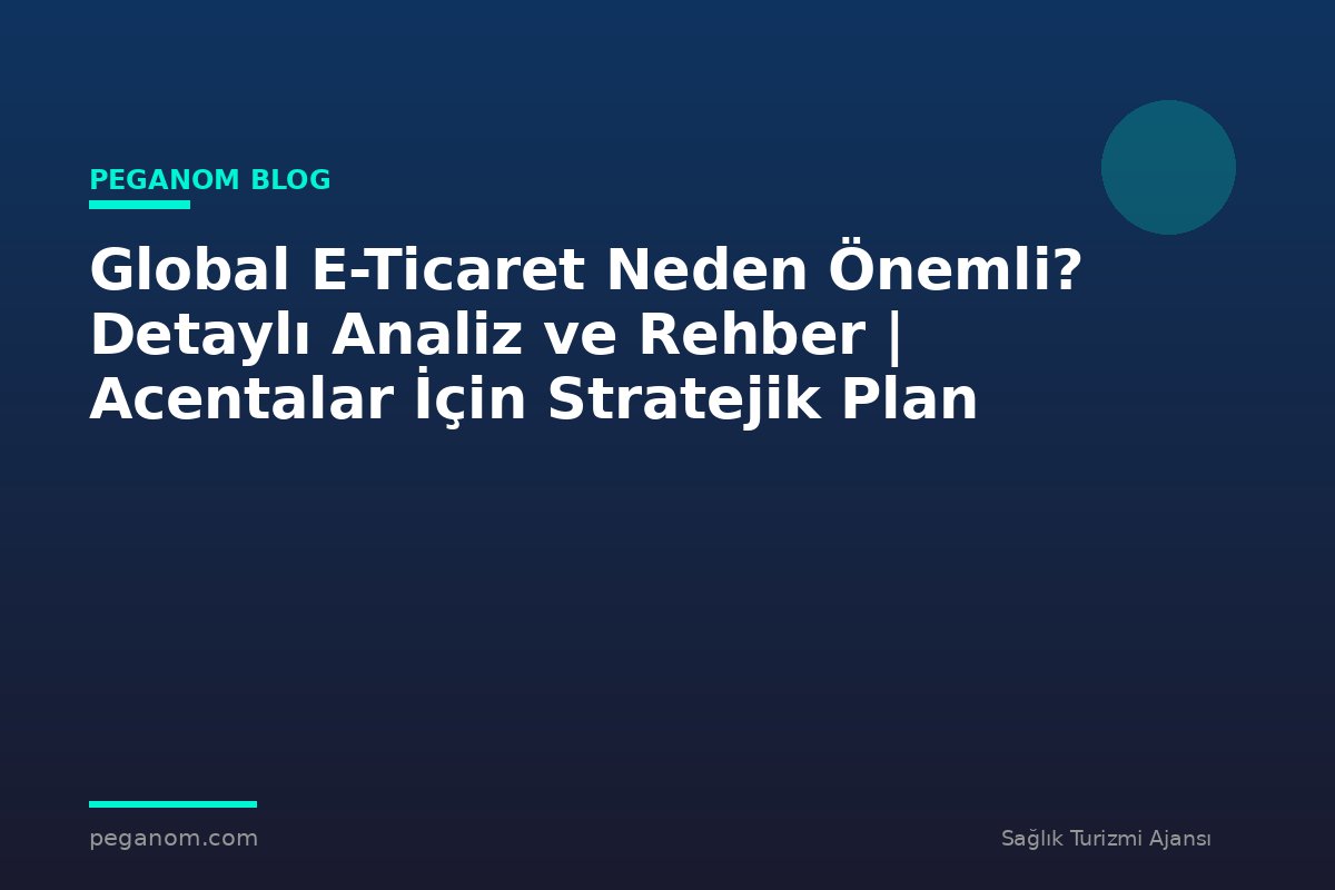 Global E-Ticaret Neden Önemli? Detaylı Analiz ve Rehber | Acentalar İçin Stratejik Plan