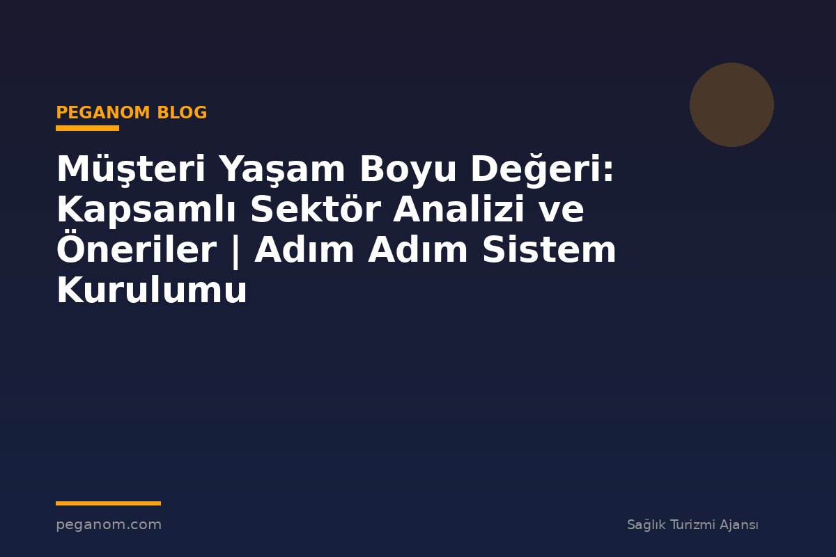 Müşteri Yaşam Boyu Değeri: Kapsamlı Sektör Analizi ve Öneriler | Adım Adım Sistem Kurulumu