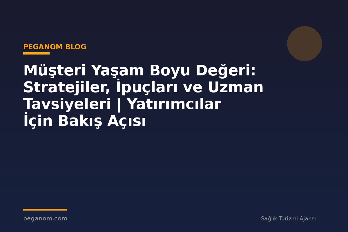 Müşteri Yaşam Boyu Değeri: Stratejiler, İpuçları ve Uzman Tavsiyeleri | Yatırımcılar İçin Bakış Açısı