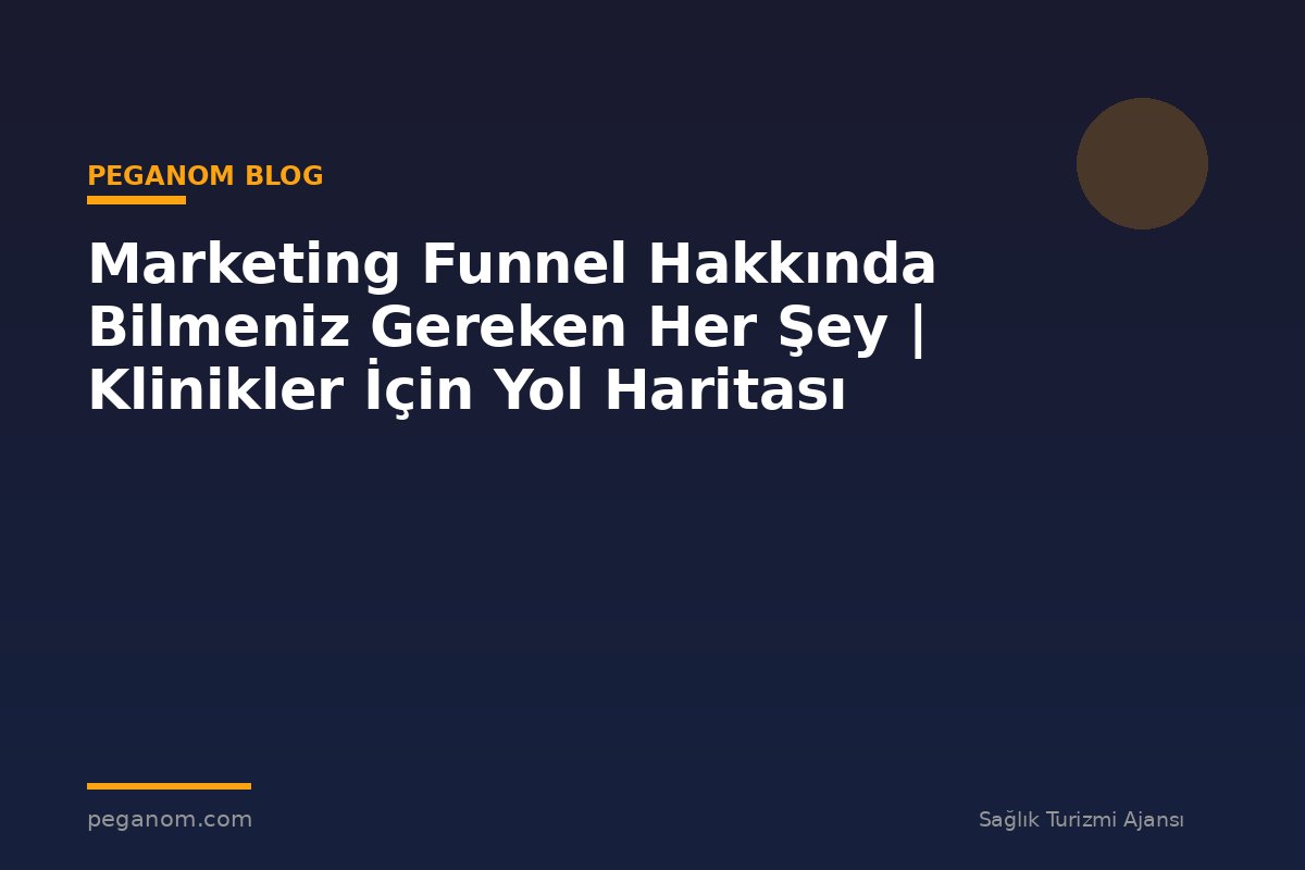 Marketing Funnel Hakkında Bilmeniz Gereken Her Şey | Klinikler İçin Yol Haritası