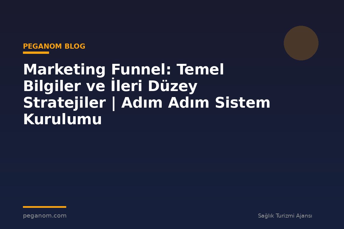 Marketing Funnel: Temel Bilgiler ve İleri Düzey Stratejiler | Adım Adım Sistem Kurulumu