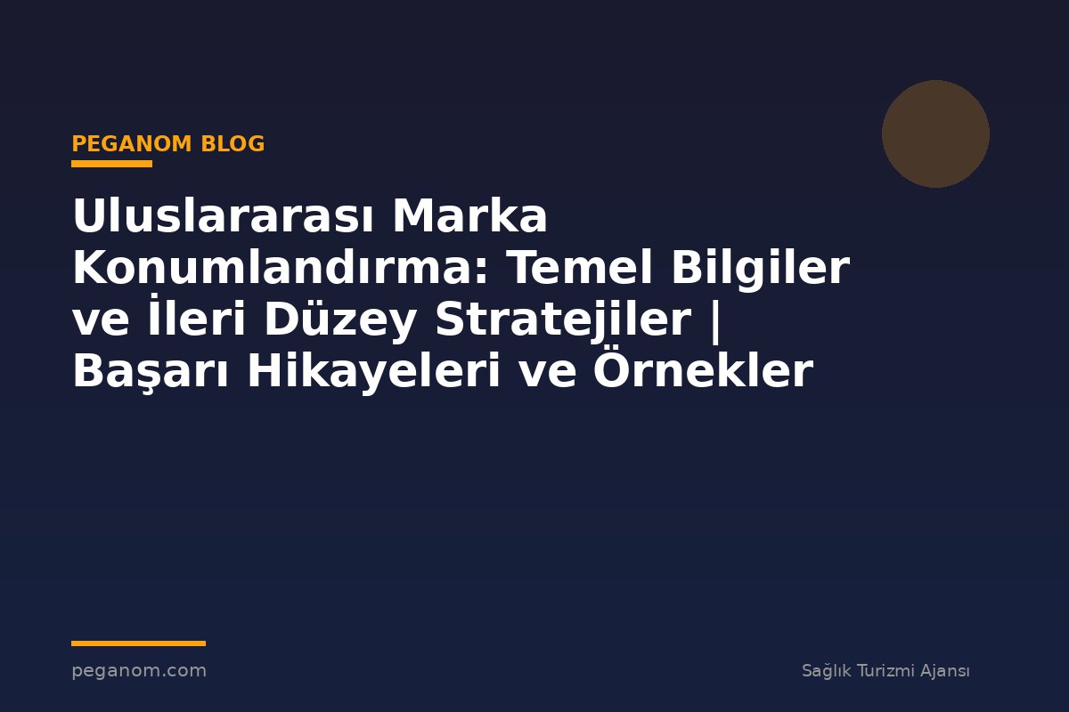 Uluslararası Marka Konumlandırma: Temel Bilgiler ve İleri Düzey Stratejiler | Başarı Hikayeleri ve Örnekler