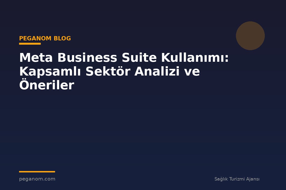 Meta Business Suite Kullanımı: Kapsamlı Sektör Analizi ve Öneriler