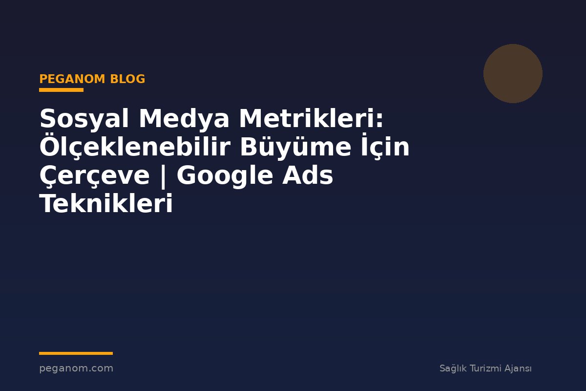 Sosyal Medya Metrikleri: Ölçeklenebilir Büyüme İçin Çerçeve | Google Ads Teknikleri