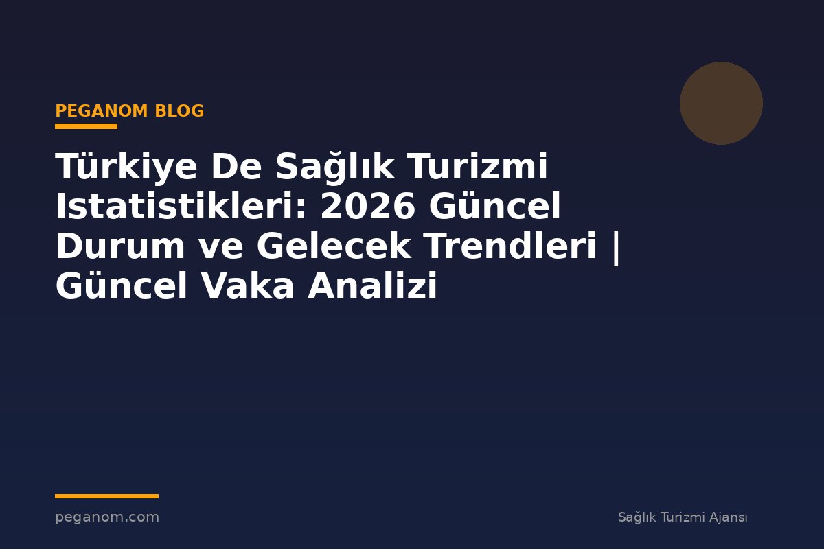 Türkiye De Sağlık Turizmi Istatistikleri: 2026 Güncel Durum ve Gelecek Trendleri | Güncel Vaka Analizi