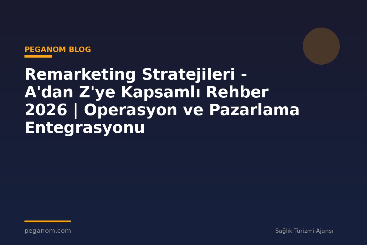 Remarketing Stratejileri - A'dan Z'ye Kapsamlı Rehber 2026 | Operasyon ve Pazarlama Entegrasyonu
