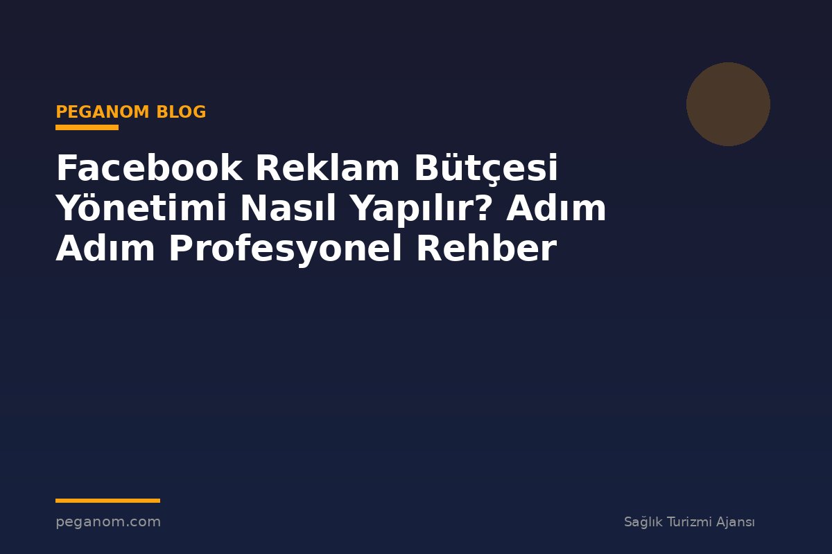 Facebook Reklam Bütçesi Yönetimi Nasıl Yapılır? Adım Adım Profesyonel Rehber