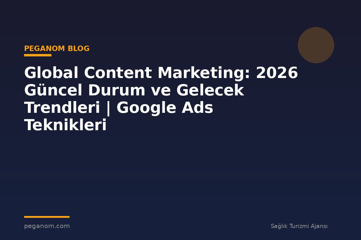 Global Content Marketing: 2026 Güncel Durum ve Gelecek Trendleri | Google Ads Teknikleri