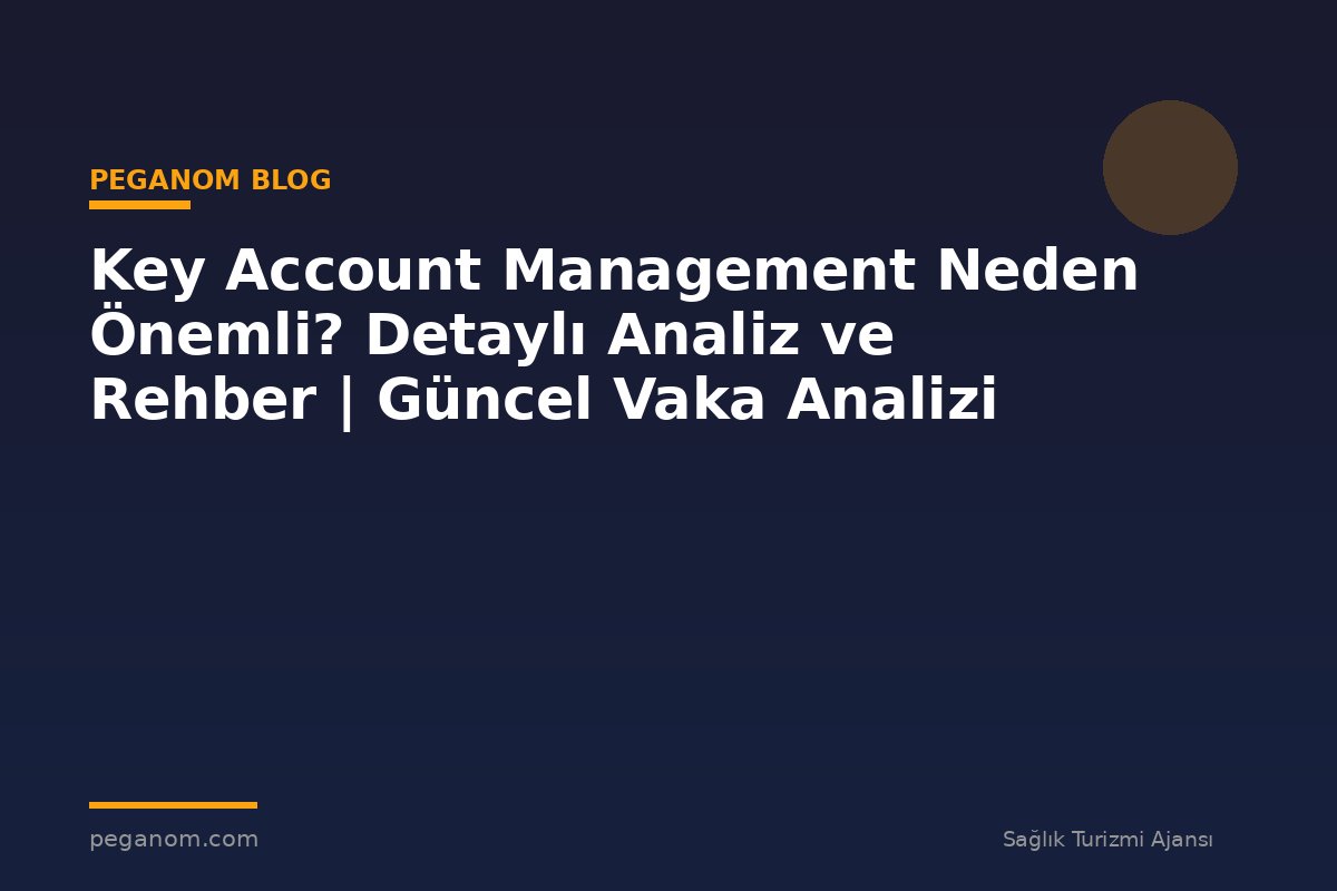 Key Account Management Neden Önemli? Detaylı Analiz ve Rehber | Güncel Vaka Analizi
