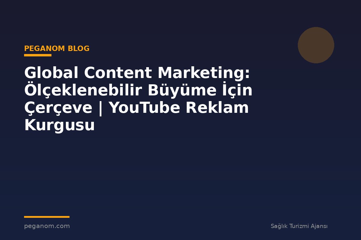Global Content Marketing: Ölçeklenebilir Büyüme İçin Çerçeve | YouTube Reklam Kurgusu