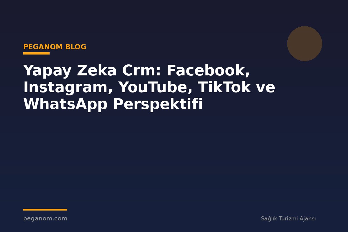 Yapay Zeka Crm: Facebook, Instagram, YouTube, TikTok ve WhatsApp Perspektifi