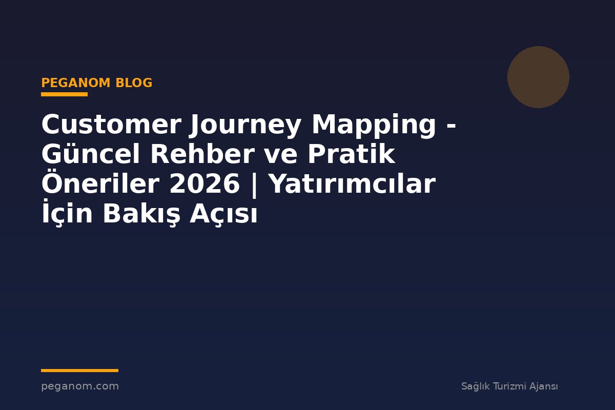 Customer Journey Mapping - Güncel Rehber ve Pratik Öneriler 2026 | Yatırımcılar İçin Bakış Açısı