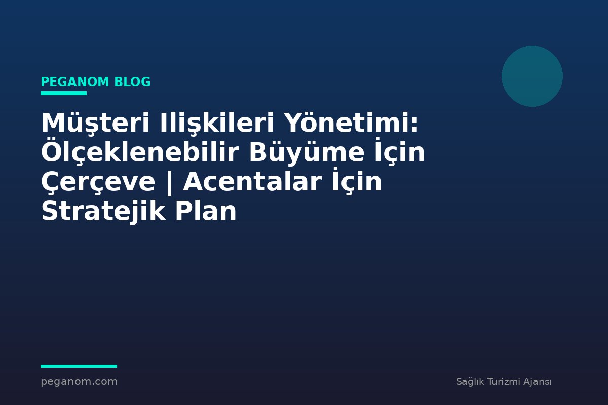 Müşteri Ilişkileri Yönetimi: Ölçeklenebilir Büyüme İçin Çerçeve | Acentalar İçin Stratejik Plan