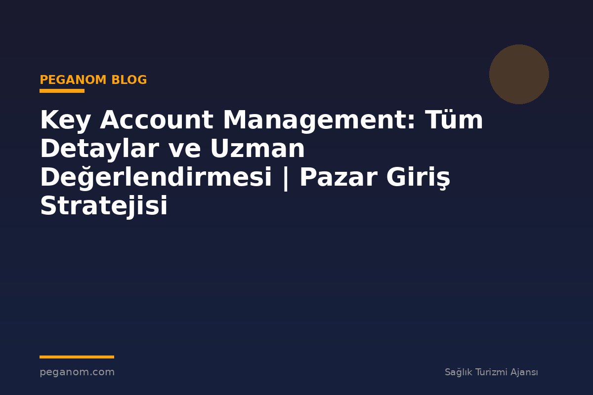 Key Account Management: Tüm Detaylar ve Uzman Değerlendirmesi | Pazar Giriş Stratejisi