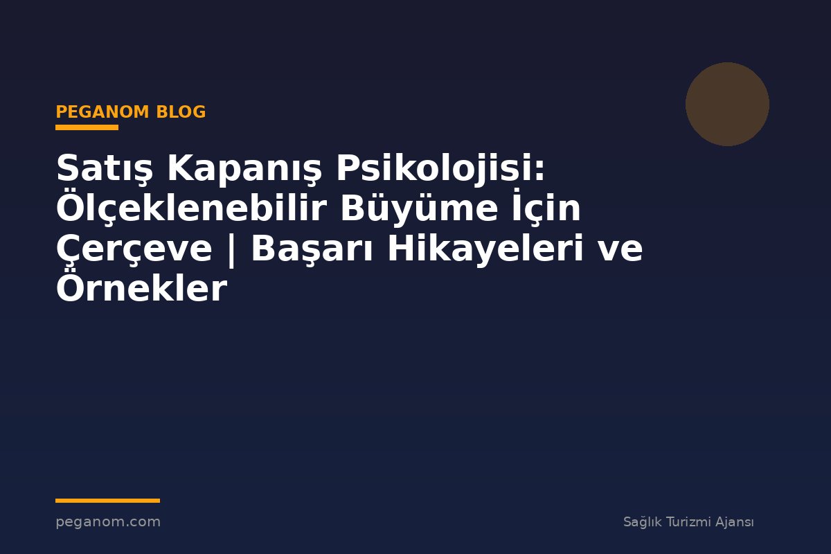 Satış Kapanış Psikolojisi: Ölçeklenebilir Büyüme İçin Çerçeve | Başarı Hikayeleri ve Örnekler