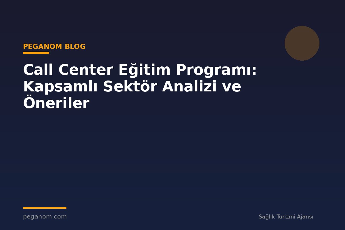 Call Center Eğitim Programı: Kapsamlı Sektör Analizi ve Öneriler