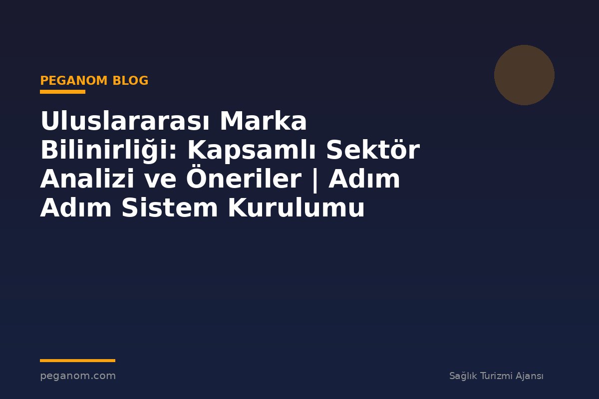Uluslararası Marka Bilinirliği: Kapsamlı Sektör Analizi ve Öneriler | Adım Adım Sistem Kurulumu
