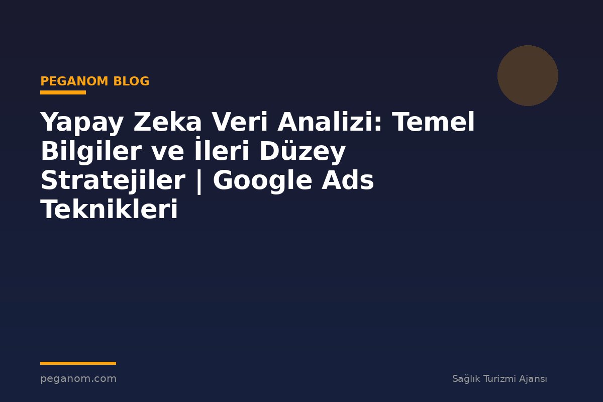 Yapay Zeka Veri Analizi: Temel Bilgiler ve İleri Düzey Stratejiler | Google Ads Teknikleri