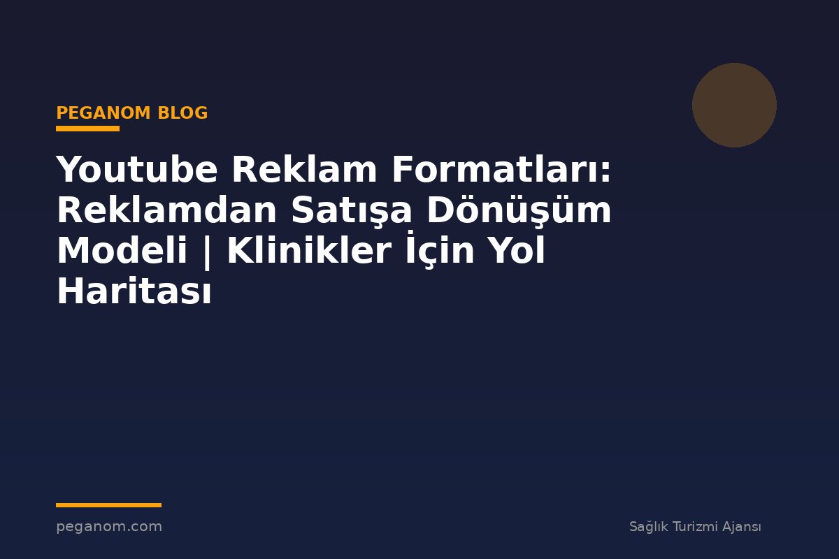 Youtube Reklam Formatları: Reklamdan Satışa Dönüşüm Modeli | Klinikler İçin Yol Haritası