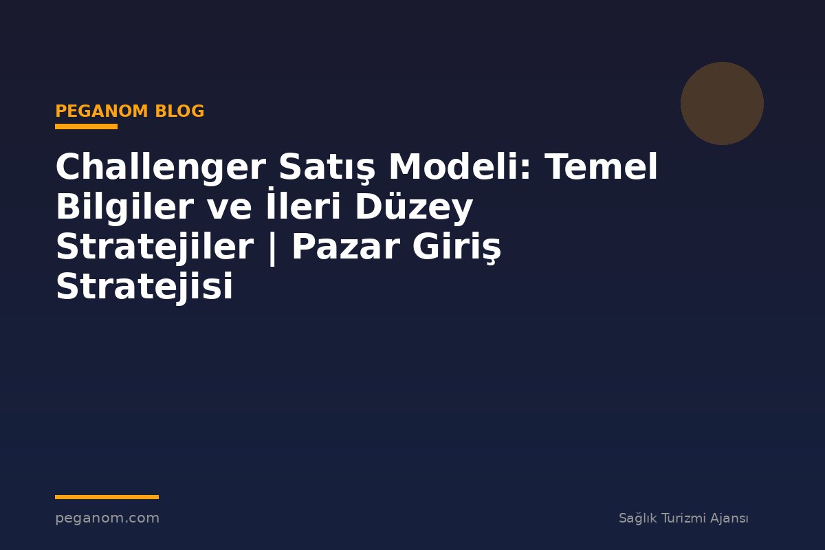 Challenger Satış Modeli: Temel Bilgiler ve İleri Düzey Stratejiler | Pazar Giriş Stratejisi