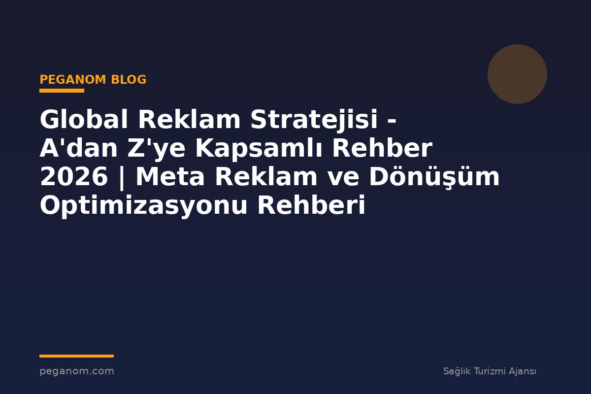 Global Reklam Stratejisi - A'dan Z'ye Kapsamlı Rehber 2026 | Meta Reklam ve Dönüşüm Optimizasyonu Rehberi