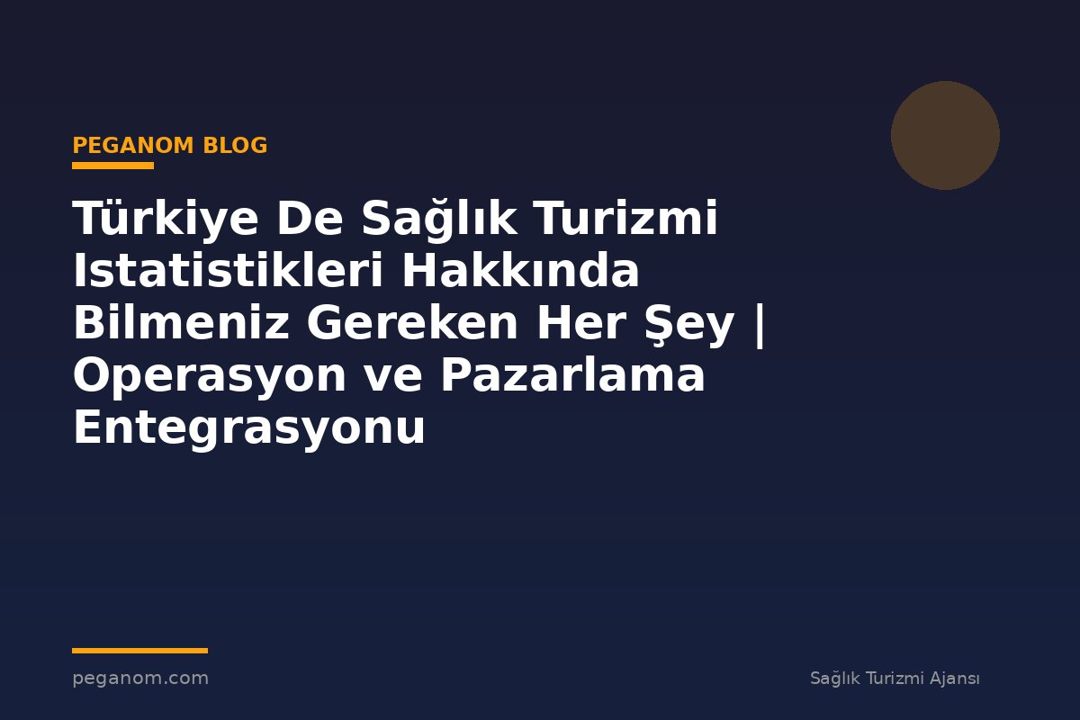 Türkiye De Sağlık Turizmi Istatistikleri Hakkında Bilmeniz Gereken Her Şey | Operasyon ve Pazarlama Entegrasyonu