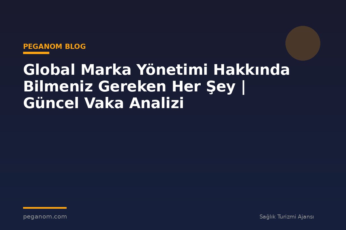 Global Marka Yönetimi Hakkında Bilmeniz Gereken Her Şey | Güncel Vaka Analizi