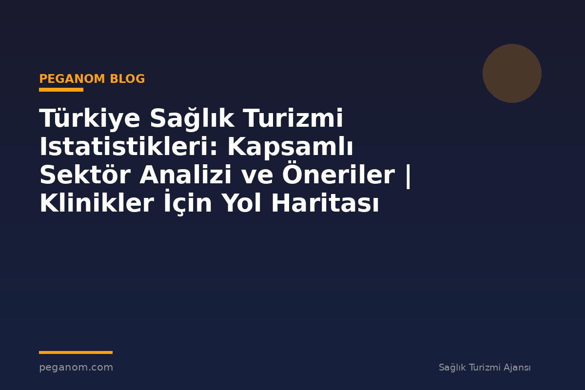 Türkiye Sağlık Turizmi Istatistikleri: Kapsamlı Sektör Analizi ve Öneriler | Klinikler İçin Yol Haritası