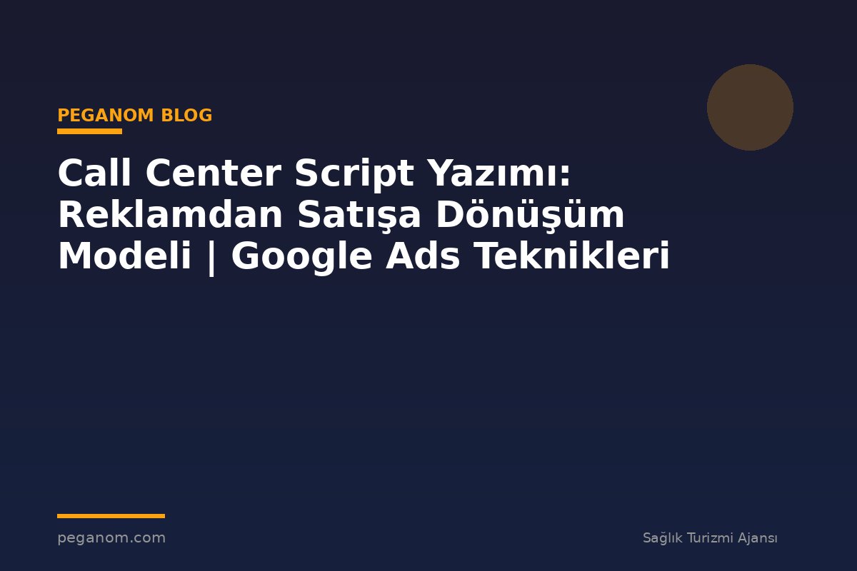 Call Center Script Yazımı: Reklamdan Satışa Dönüşüm Modeli | Google Ads Teknikleri