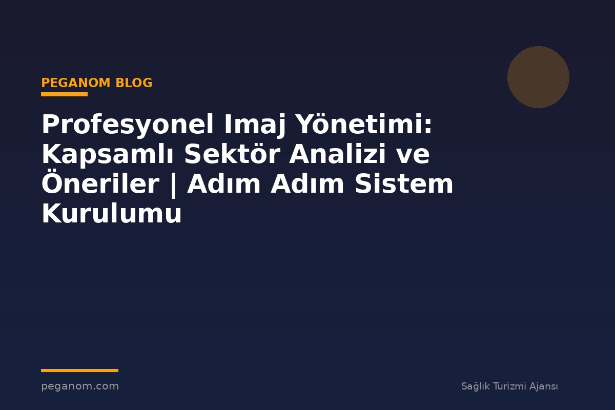 Profesyonel Imaj Yönetimi: Kapsamlı Sektör Analizi ve Öneriler | Adım Adım Sistem Kurulumu