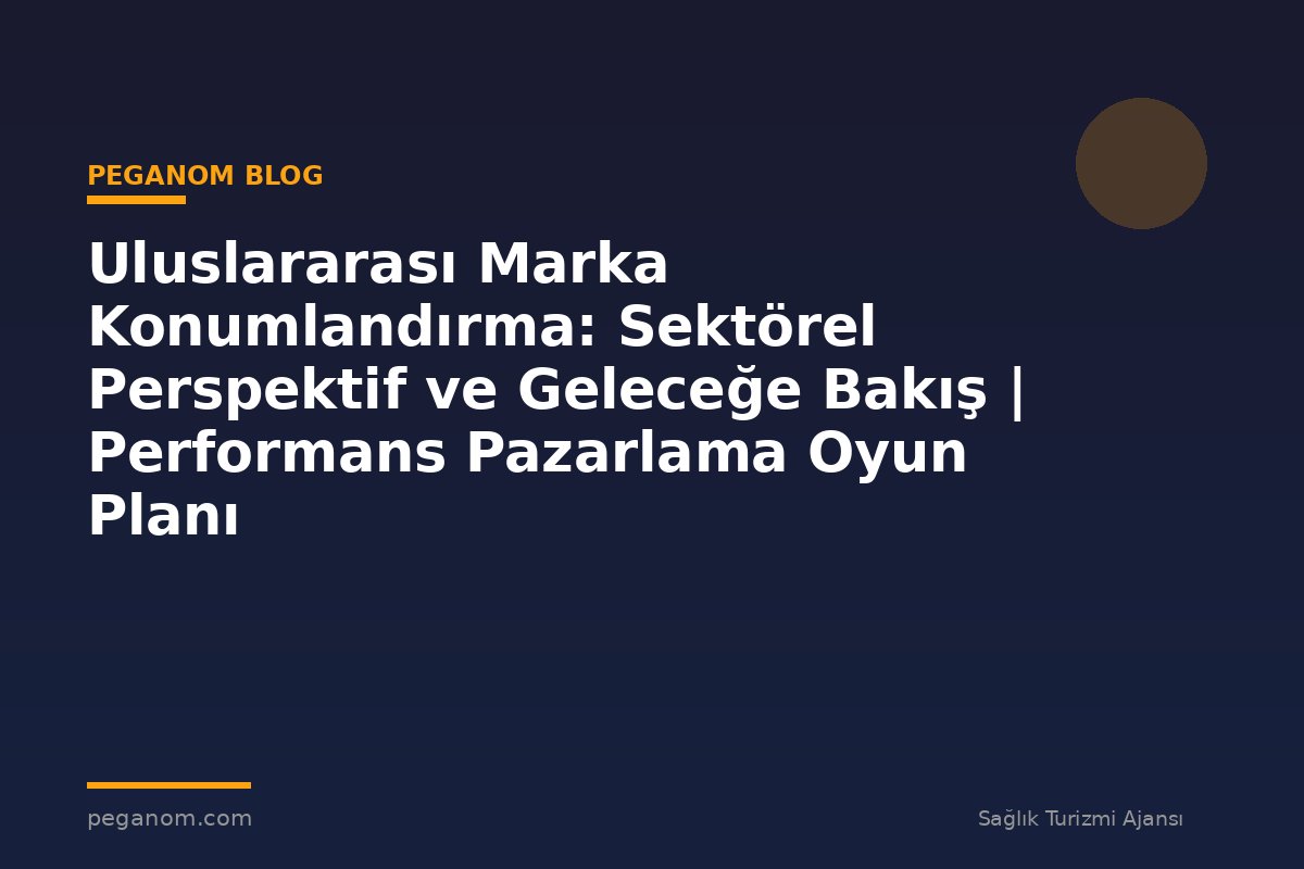 Uluslararası Marka Konumlandırma: Sektörel Perspektif ve Geleceğe Bakış | Performans Pazarlama Oyun Planı