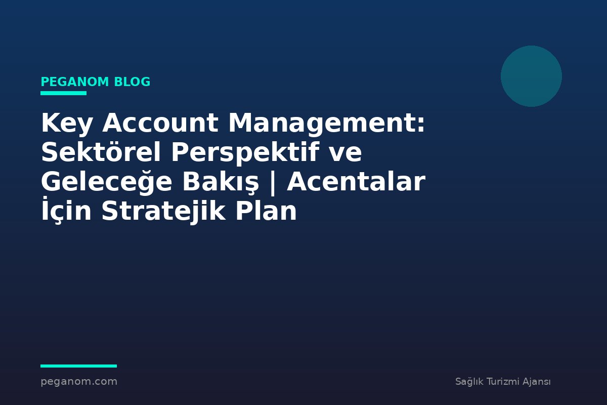 Key Account Management: Sektörel Perspektif ve Geleceğe Bakış | Acentalar İçin Stratejik Plan