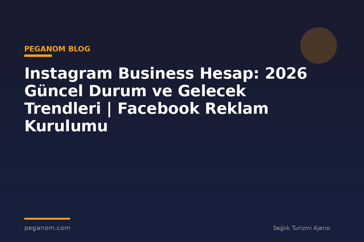 Instagram Business Hesap: 2026 Güncel Durum ve Gelecek Trendleri | Facebook Reklam Kurulumu