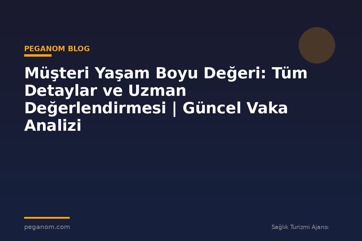 Müşteri Yaşam Boyu Değeri: Tüm Detaylar ve Uzman Değerlendirmesi | Güncel Vaka Analizi