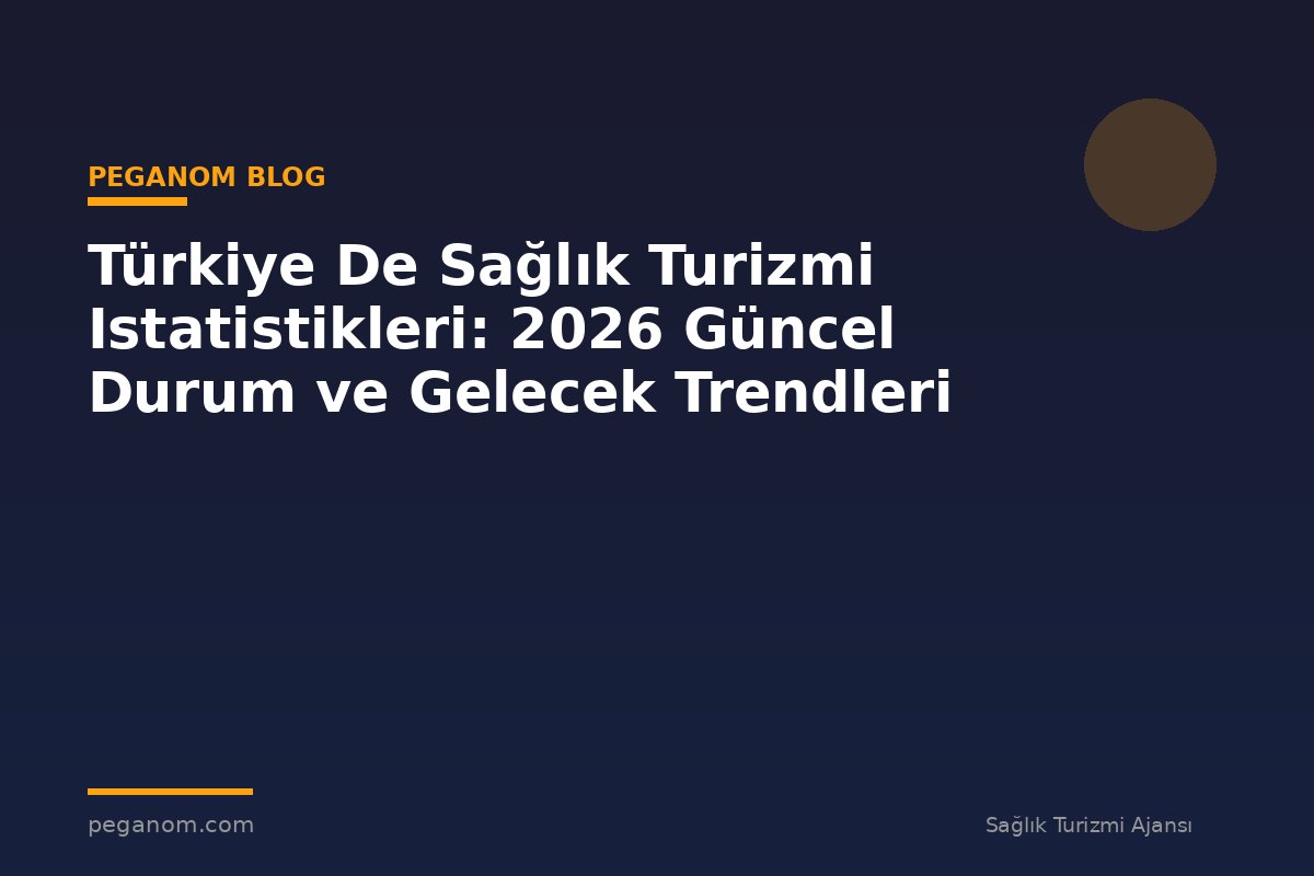 Türkiye De Sağlık Turizmi Istatistikleri: 2026 Güncel Durum ve Gelecek Trendleri