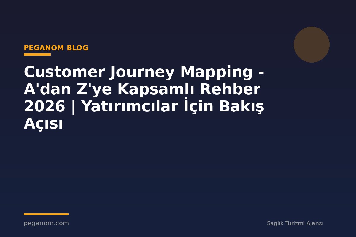 Customer Journey Mapping - A'dan Z'ye Kapsamlı Rehber 2026 | Yatırımcılar İçin Bakış Açısı