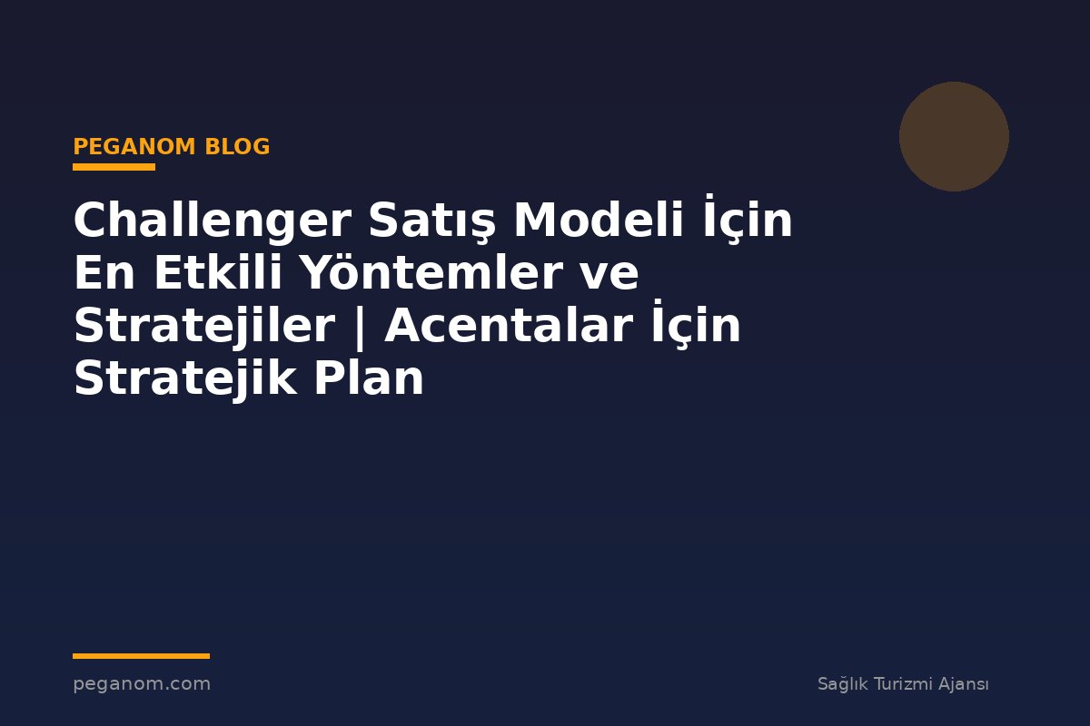 Challenger Satış Modeli İçin En Etkili Yöntemler ve Stratejiler | Acentalar İçin Stratejik Plan