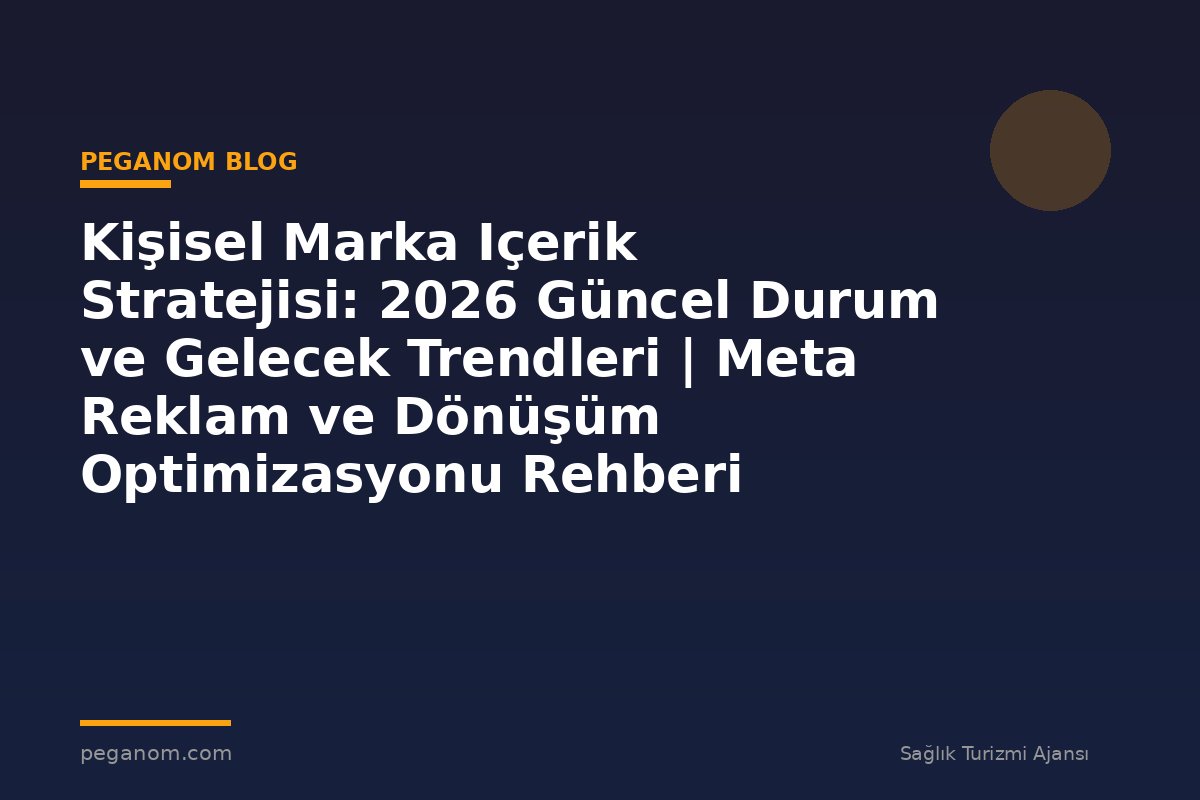 Kişisel Marka Içerik Stratejisi: 2026 Güncel Durum ve Gelecek Trendleri | Meta Reklam ve Dönüşüm Optimizasyonu Rehberi