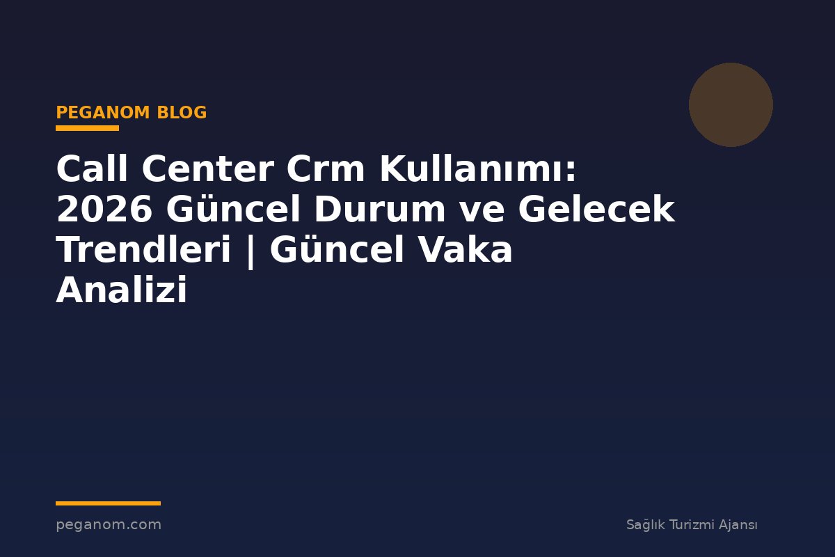 Call Center Crm Kullanımı: 2026 Güncel Durum ve Gelecek Trendleri | Güncel Vaka Analizi
