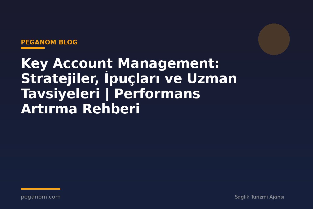 Key Account Management: Stratejiler, İpuçları ve Uzman Tavsiyeleri | Performans Artırma Rehberi