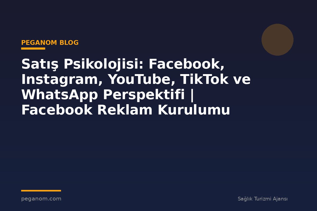 Satış Psikolojisi: Facebook, Instagram, YouTube, TikTok ve WhatsApp Perspektifi | Facebook Reklam Kurulumu