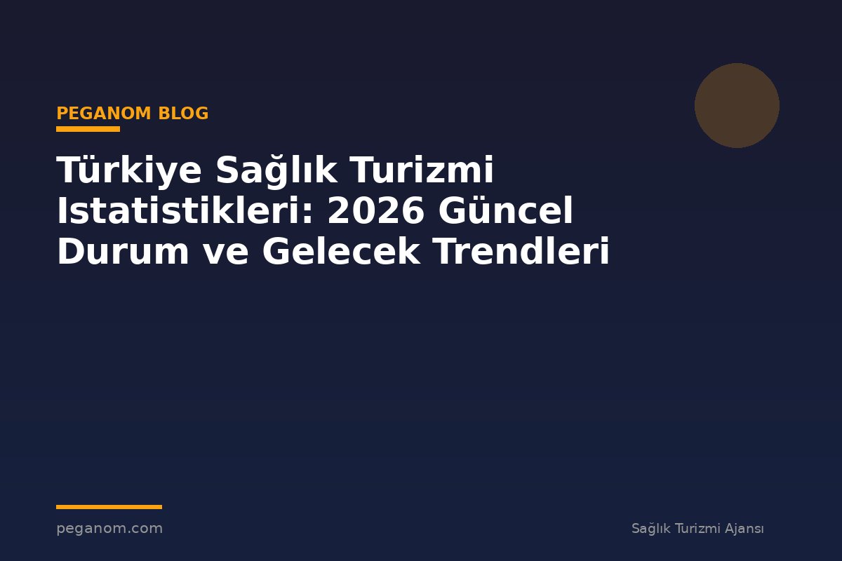 Türkiye Sağlık Turizmi Istatistikleri: 2026 Güncel Durum ve Gelecek Trendleri